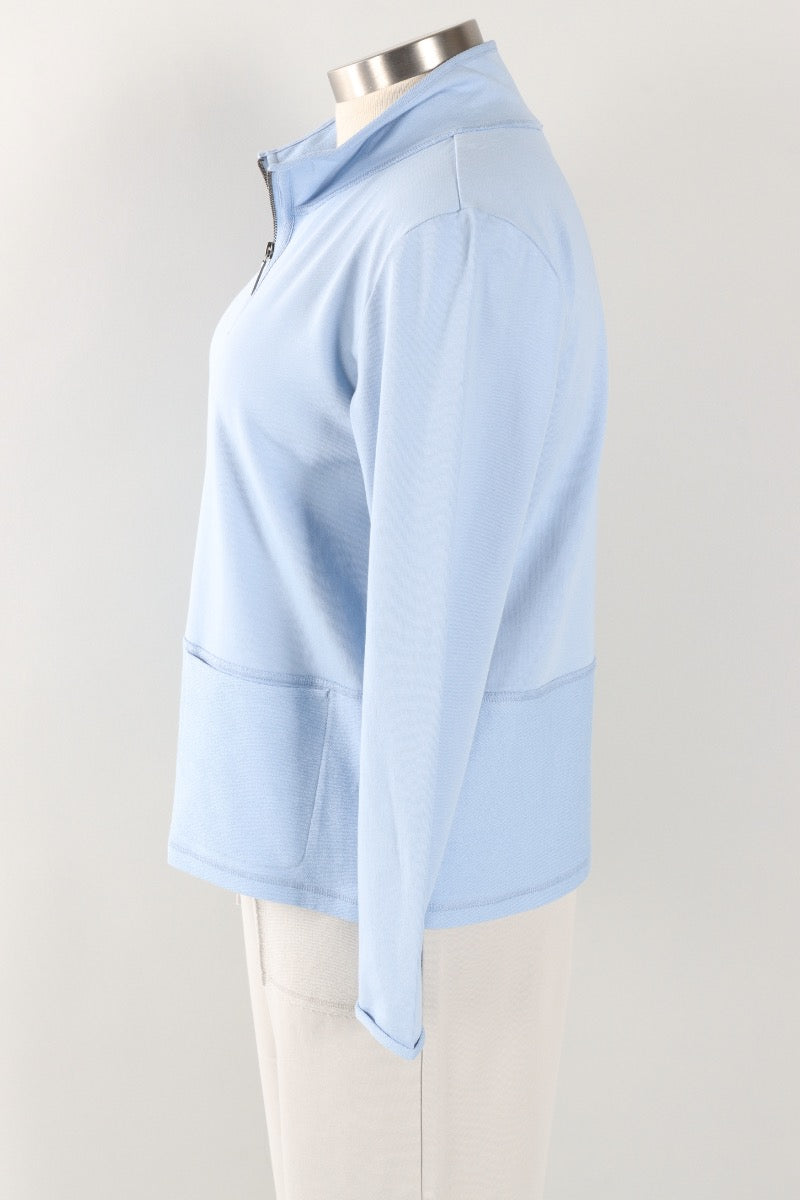 Quarter Zip Pullover - High Tide