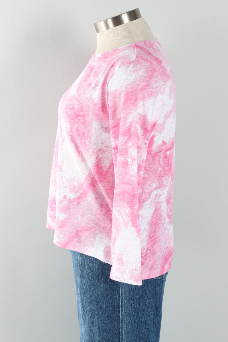 Boxy Tee - Cosmo Ocean Marble
