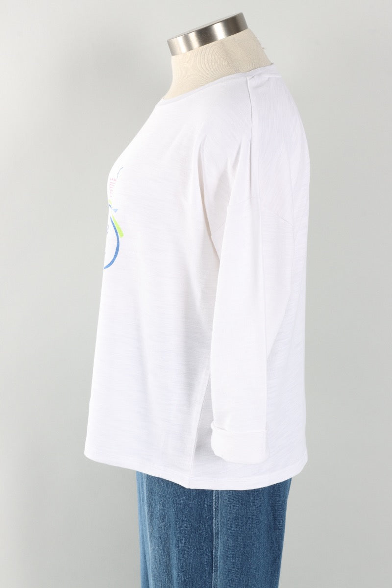 Bicycle Pullover - White