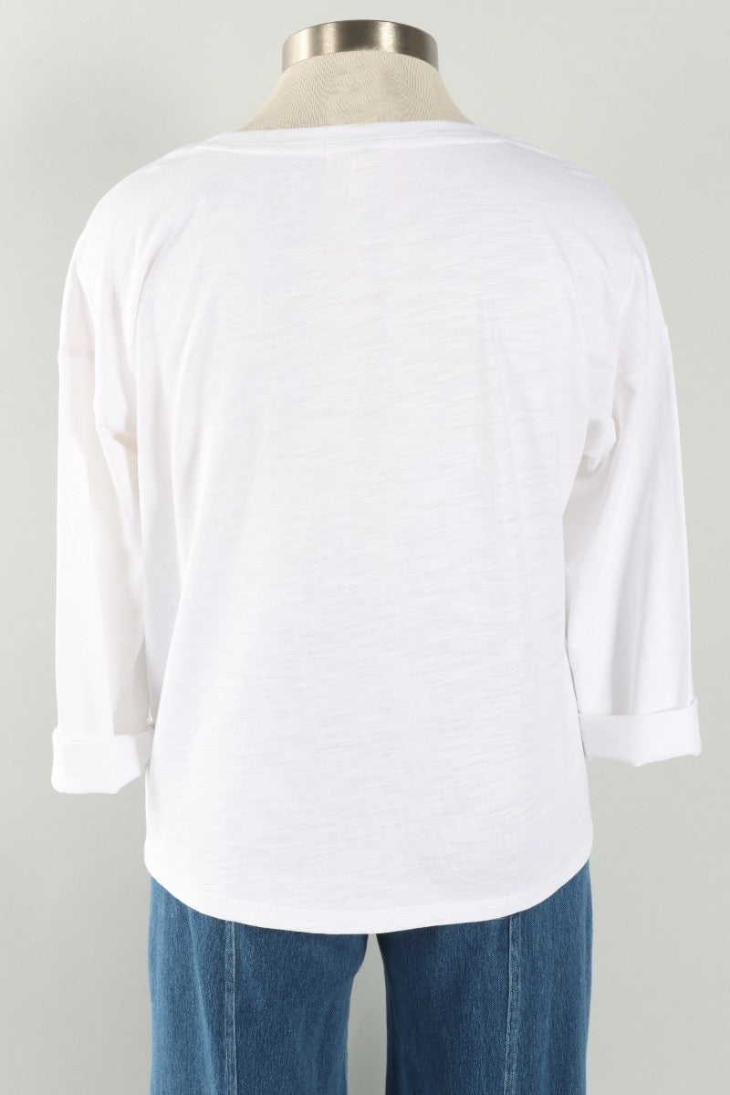 Bicycle Pullover - White