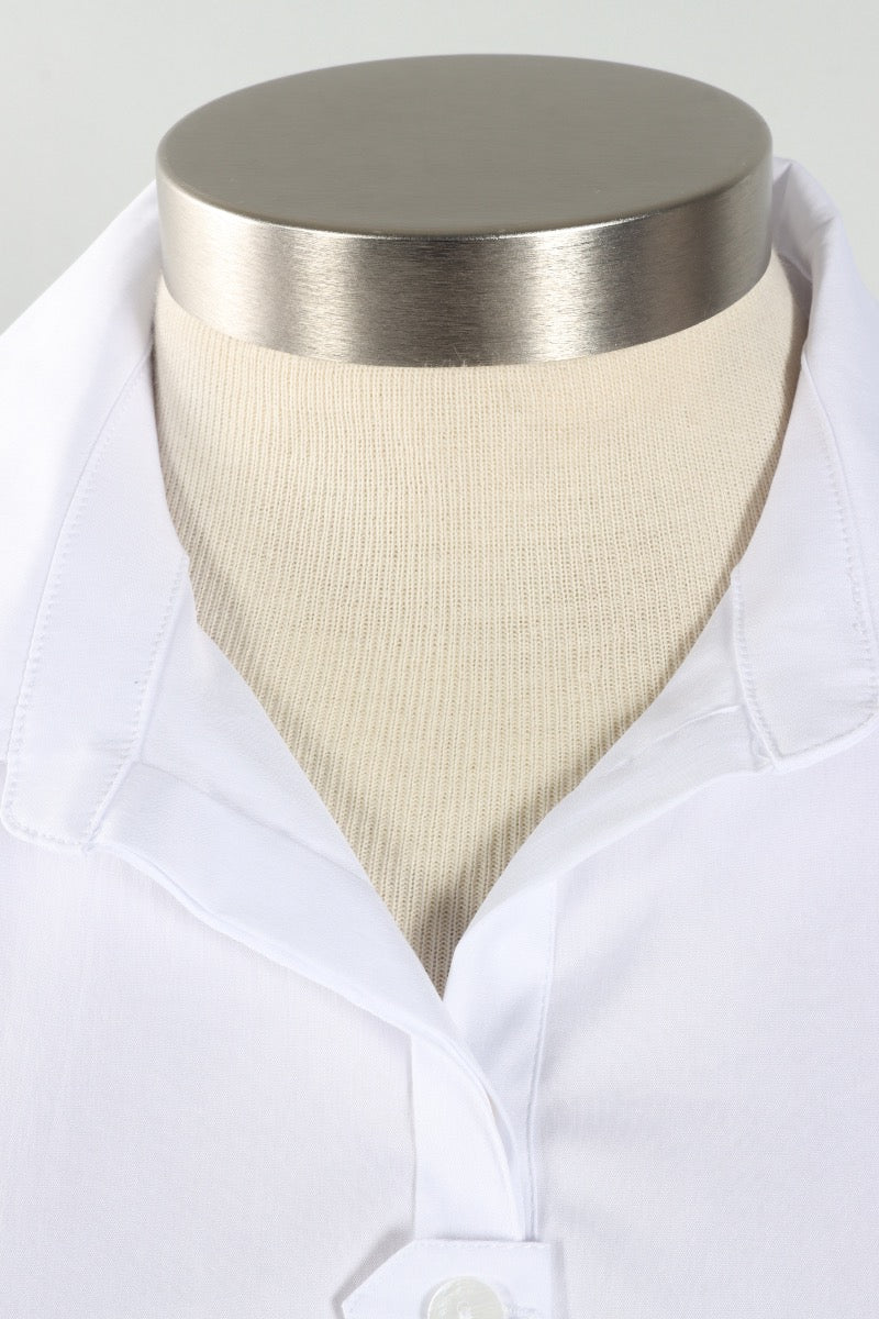 Tab Detail Shirt - White