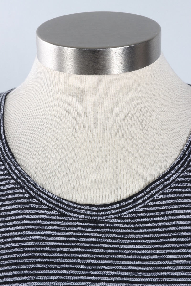 Pasadena Tee - Black Stripe