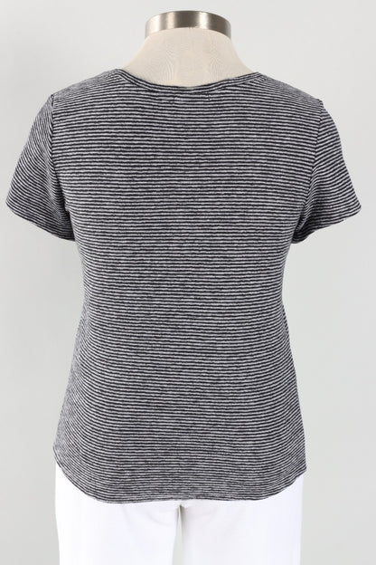 Pasadena Tee - Black Stripe
