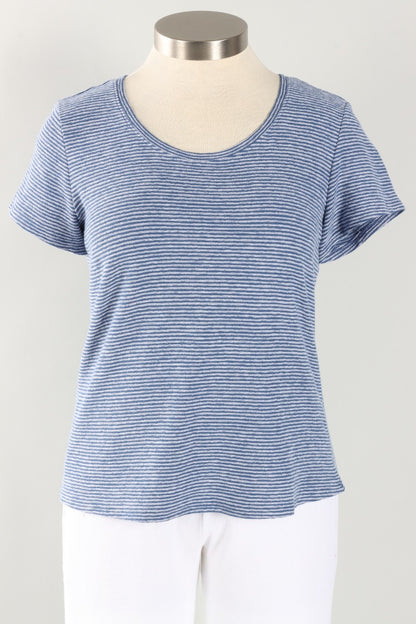 Pasadena Tee - Marine Stripe