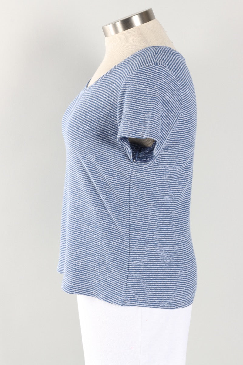 Pasadena Tee - Marine Stripe