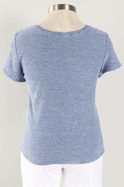 Pasadena Tee - Marine Stripe