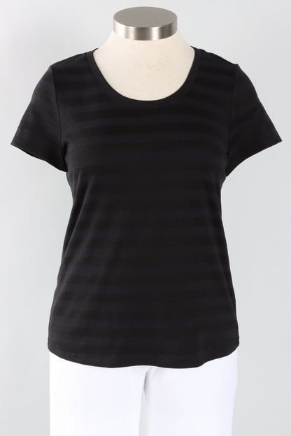 Short Sleeve Tee - Black Stripe