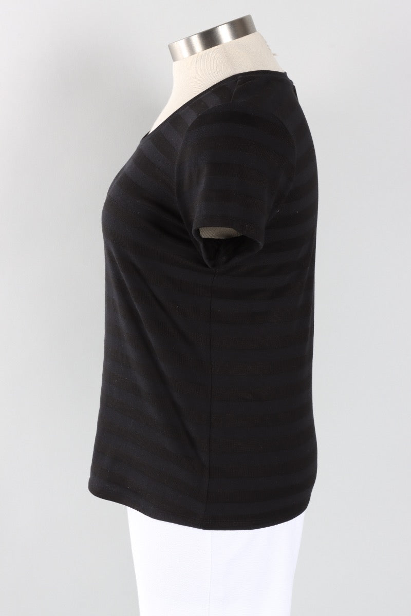 Short Sleeve Tee - Black Stripe