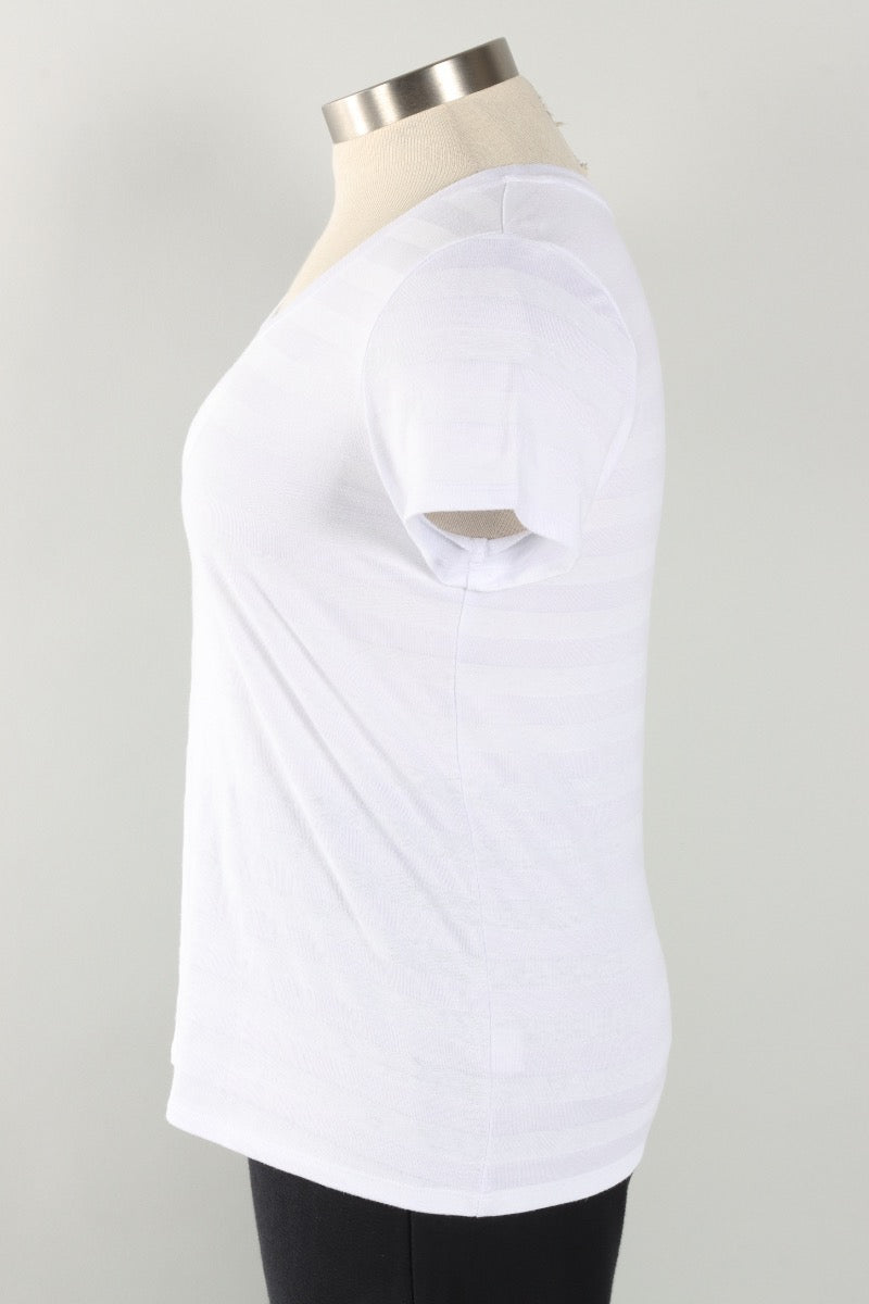 Short Sleeve Tee - White Stripe