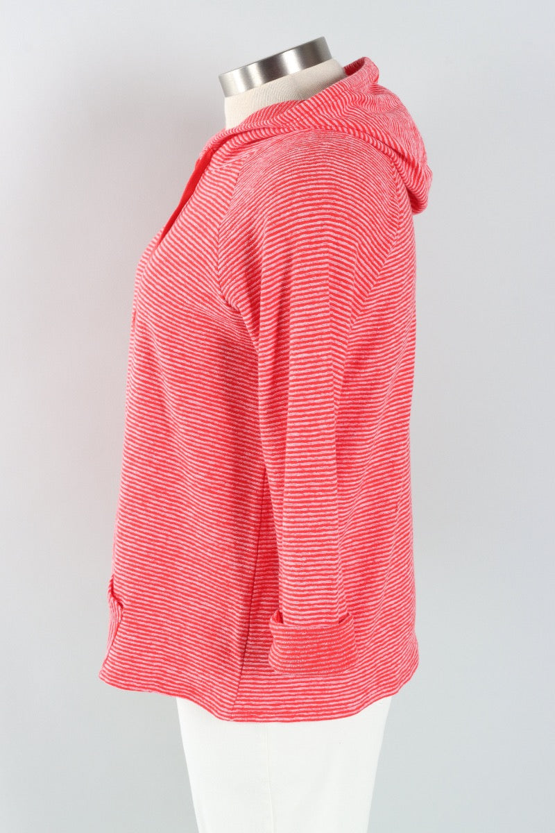 Sunrise Pullover - Tomato Stripe