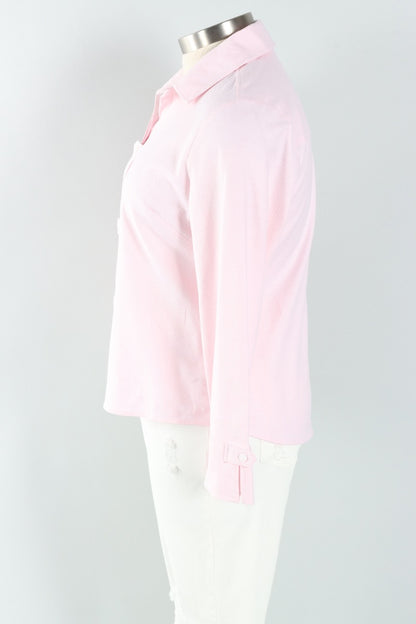 Tab Detail Shirt - Blush