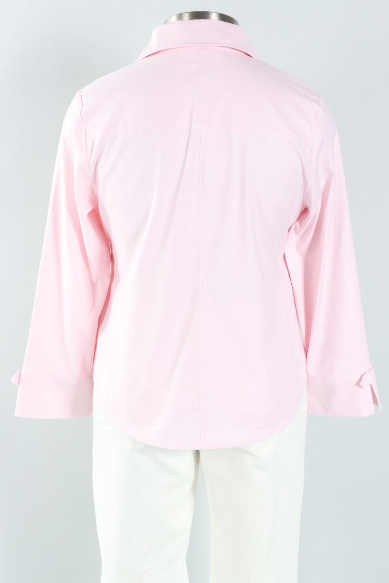 Tab Detail Shirt - Blush