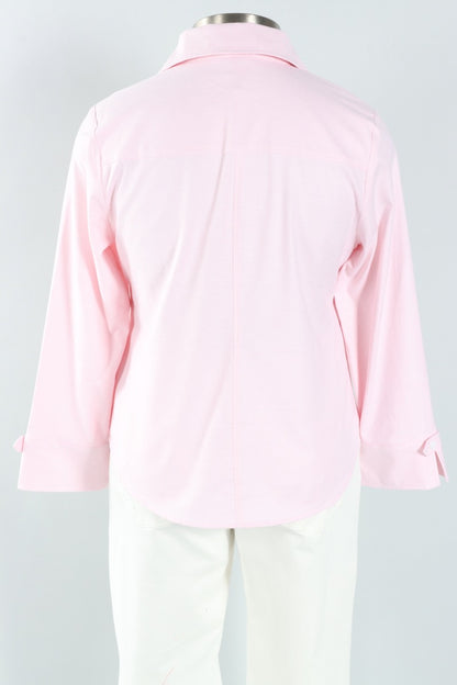 Tab Detail Shirt - Blush