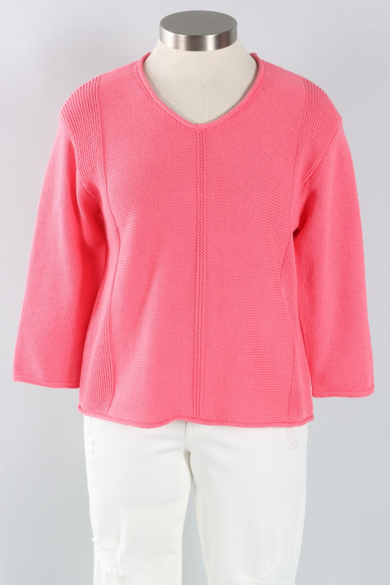 Tidal V-Neck - Coral