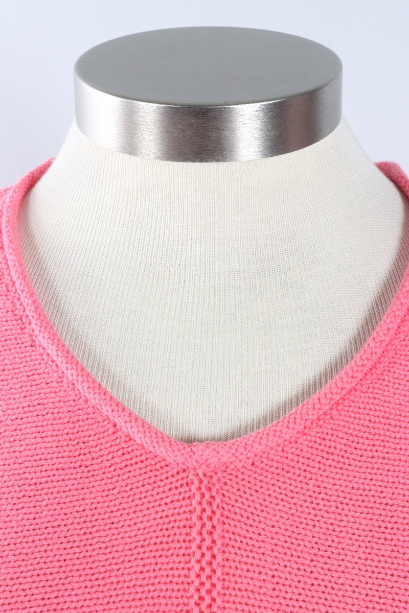 Tidal V-Neck - Coral