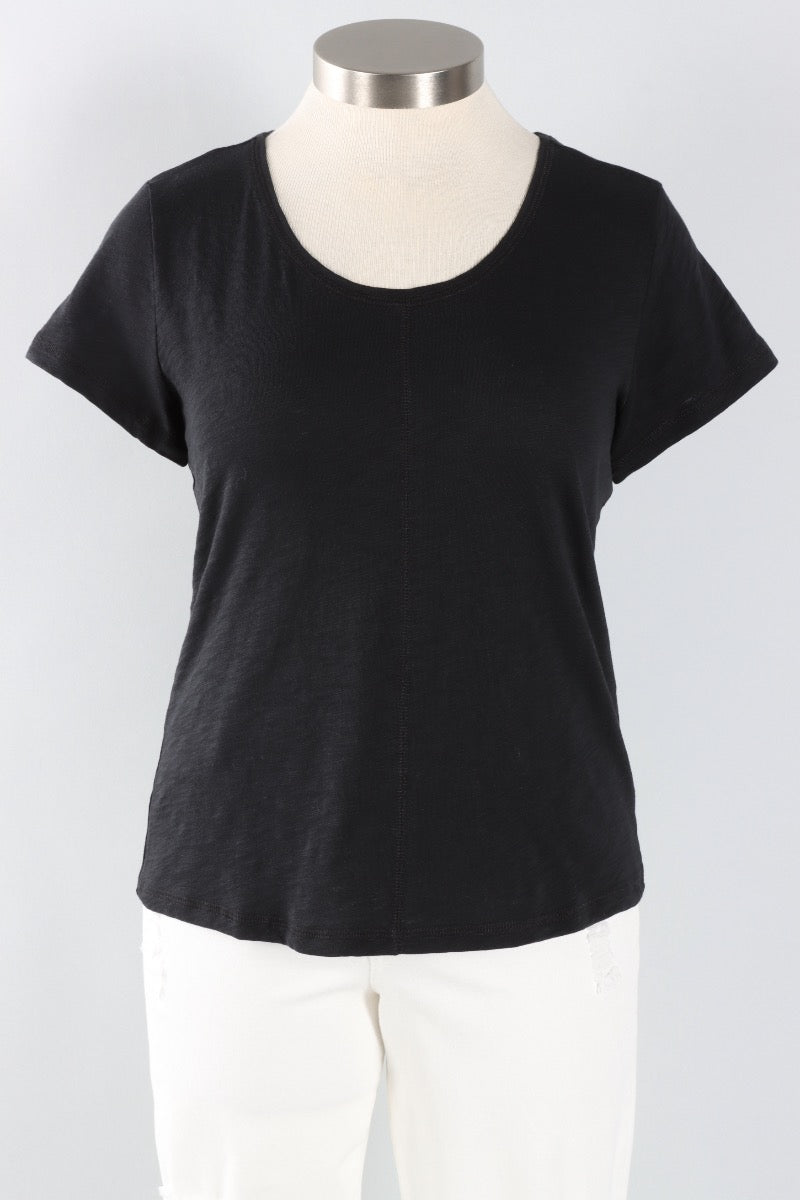 Coverstitch Tee - Black