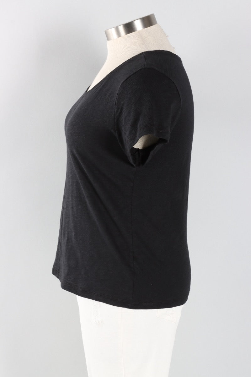 Coverstitch Tee - Black