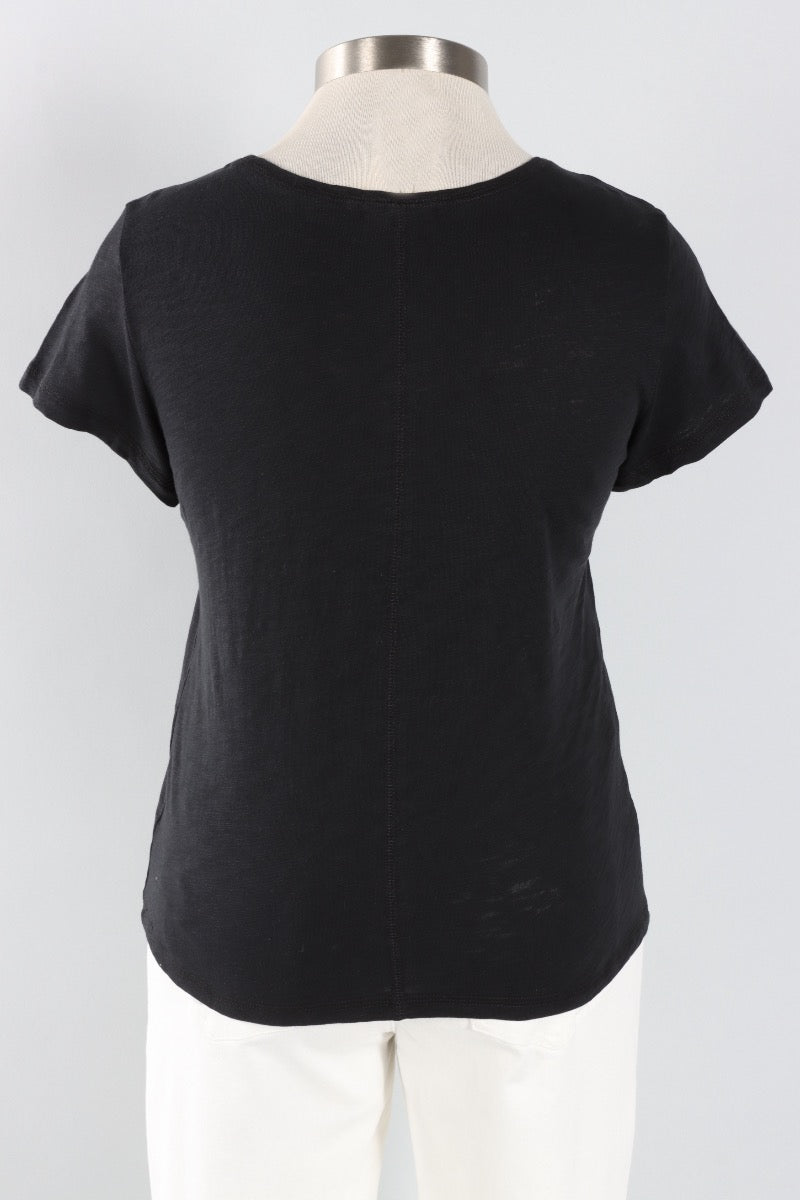 Coverstitch Tee - Black