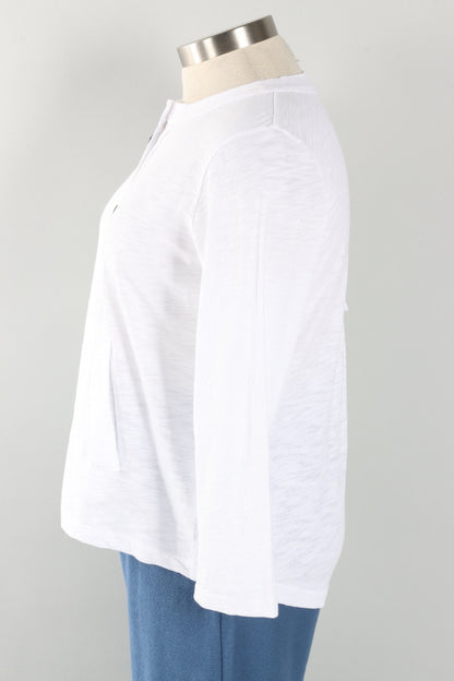 Pleat Back Jacket - White