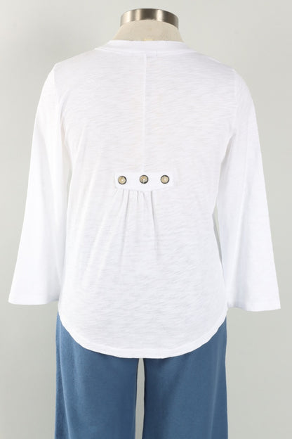 Pleat Back Jacket - White