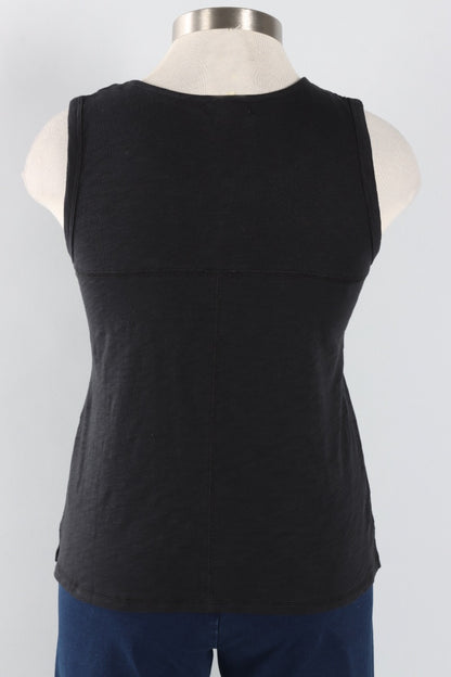 Pieced Tank - Black