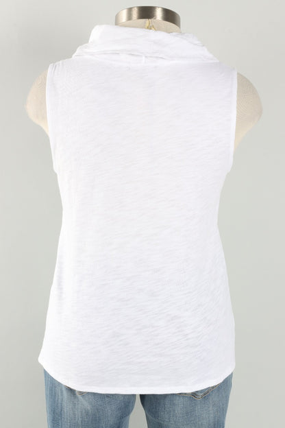 Ruched Panel Tunic - White