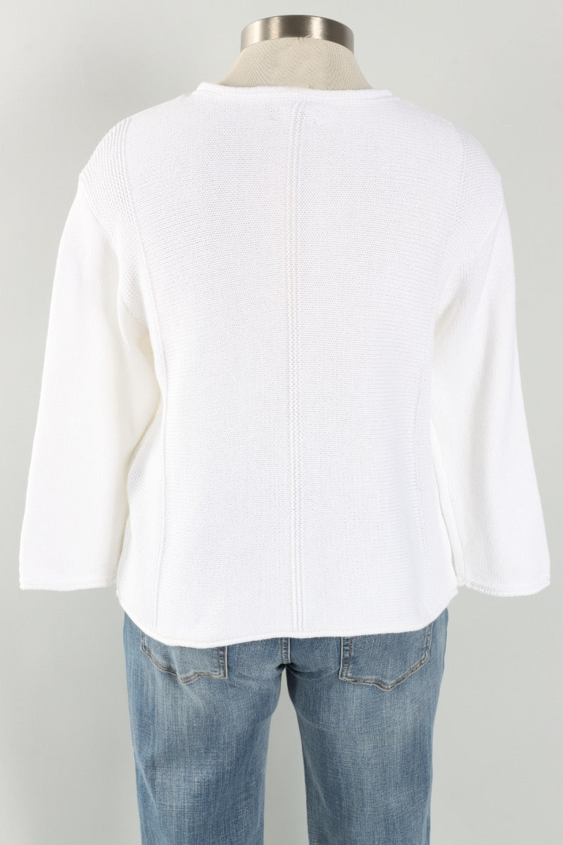 Tidal V-Neck - White