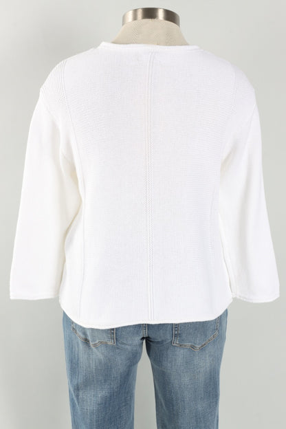 Tidal V-Neck - White
