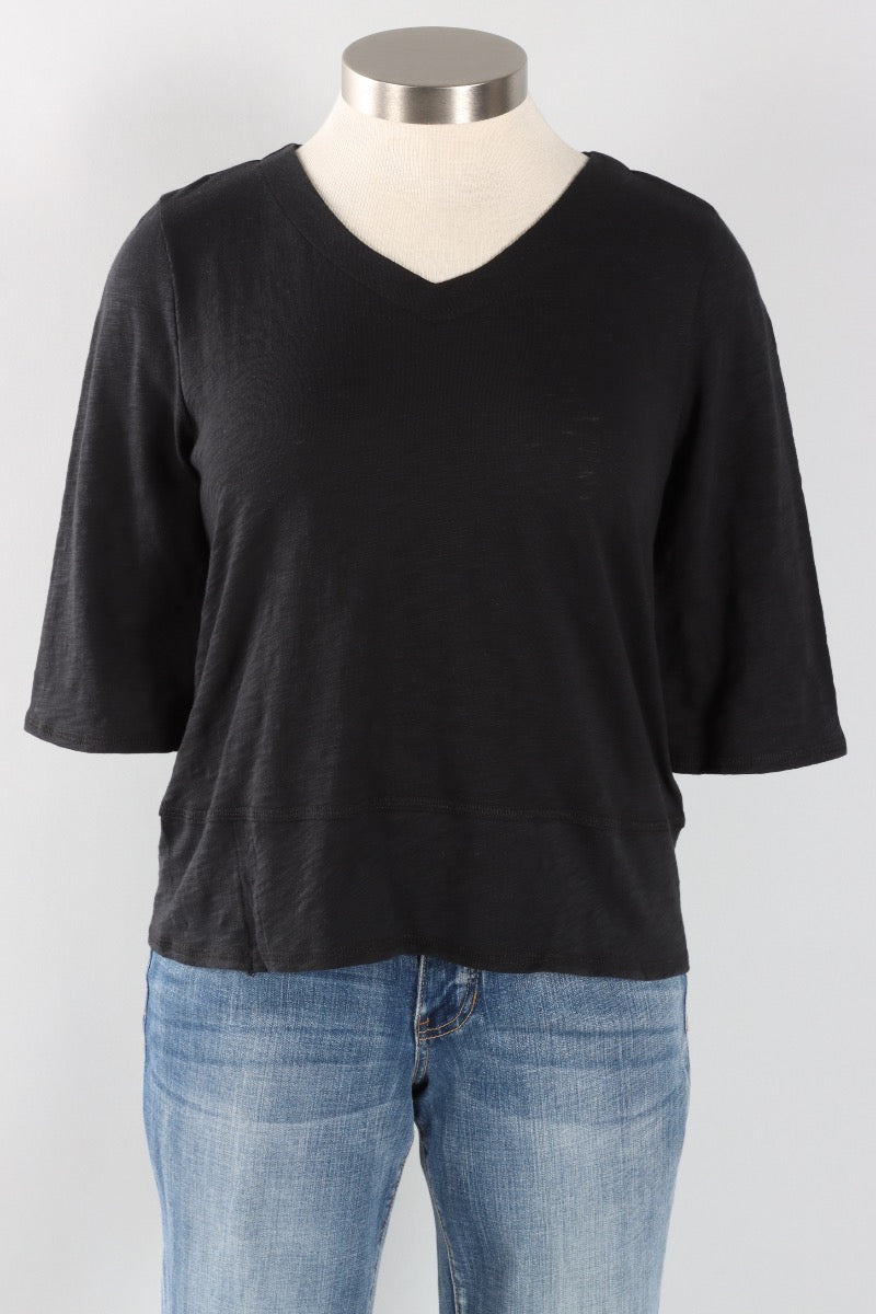 Elbow Sleeve Tee - Black