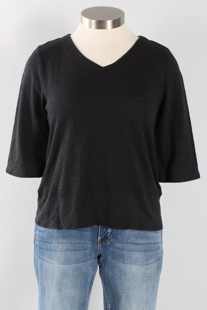 Elbow Sleeve Tee - Black