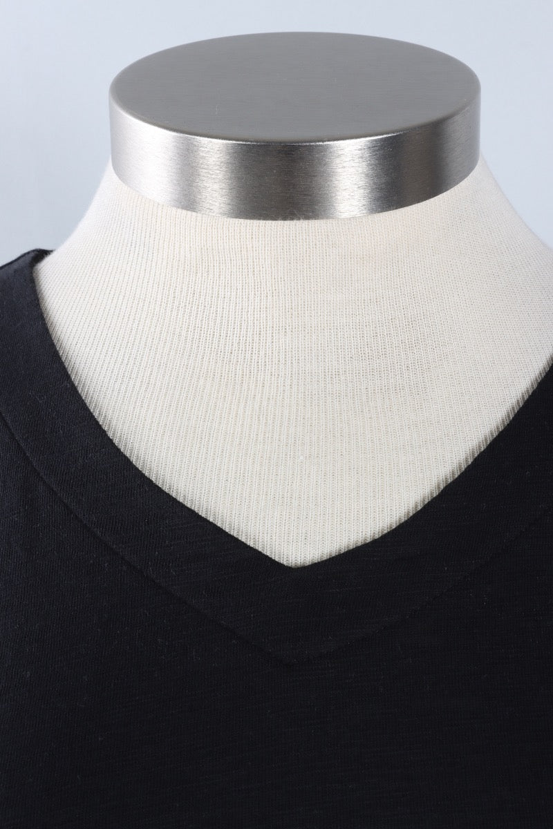 Elbow Sleeve Tee - Black