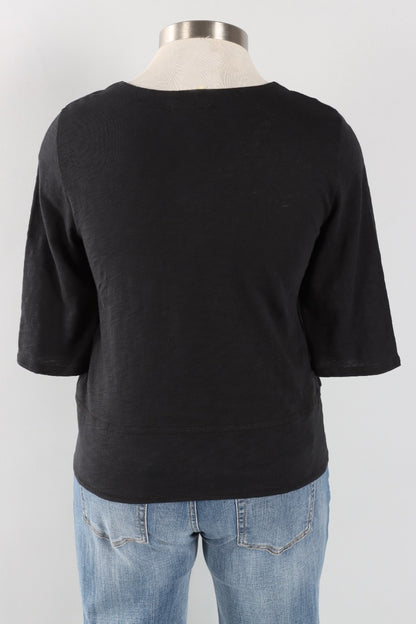 Elbow Sleeve Tee - Black