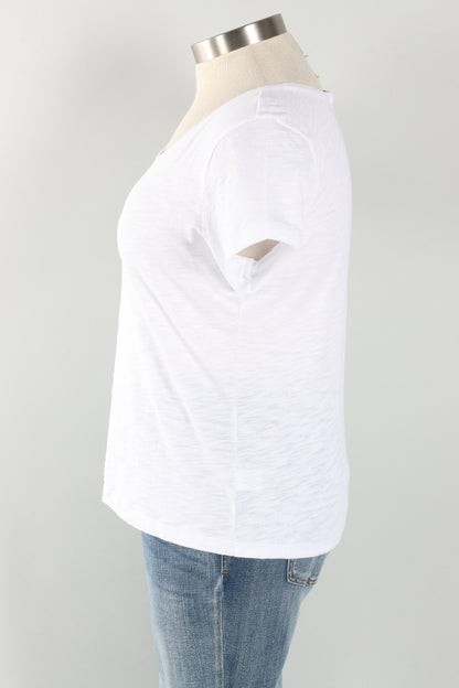 Coverstitch Tee - White