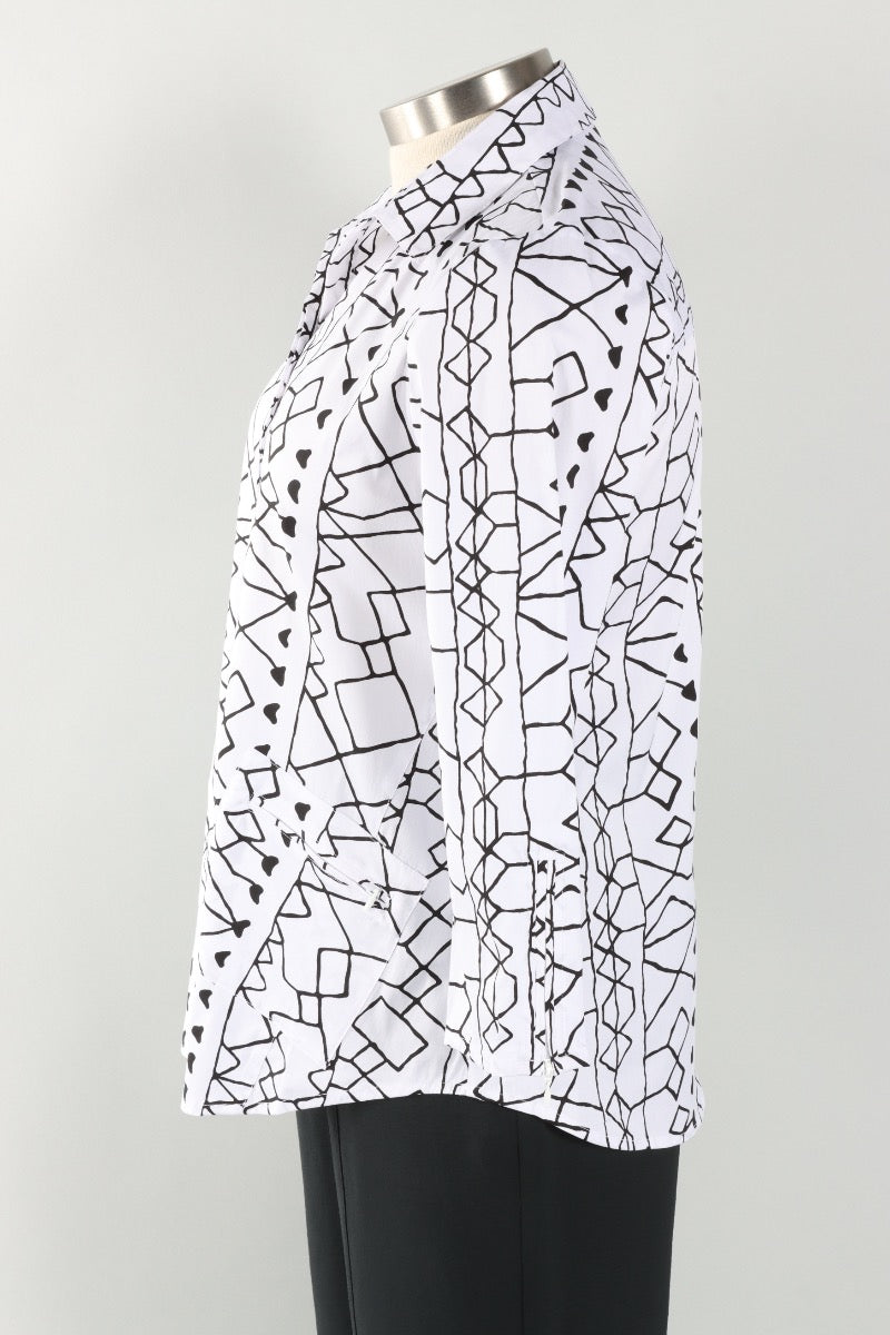 Zip Pocket Shirt - Black