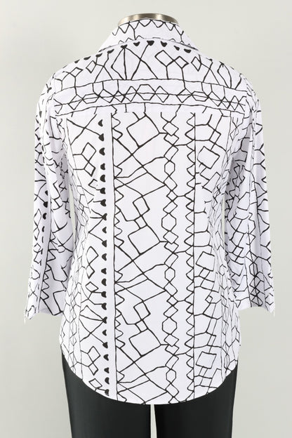 Zip Pocket Shirt - Black