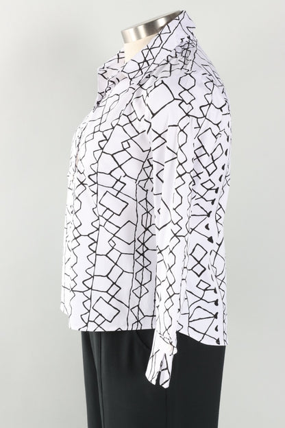 Tab Detail Shirt - Black 