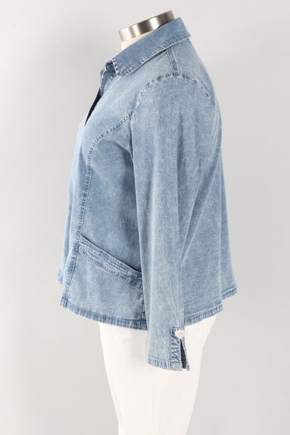 Shirt Jacket - Light Denim