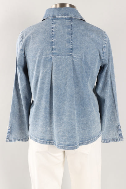 Shirt Jacket - Light Denim