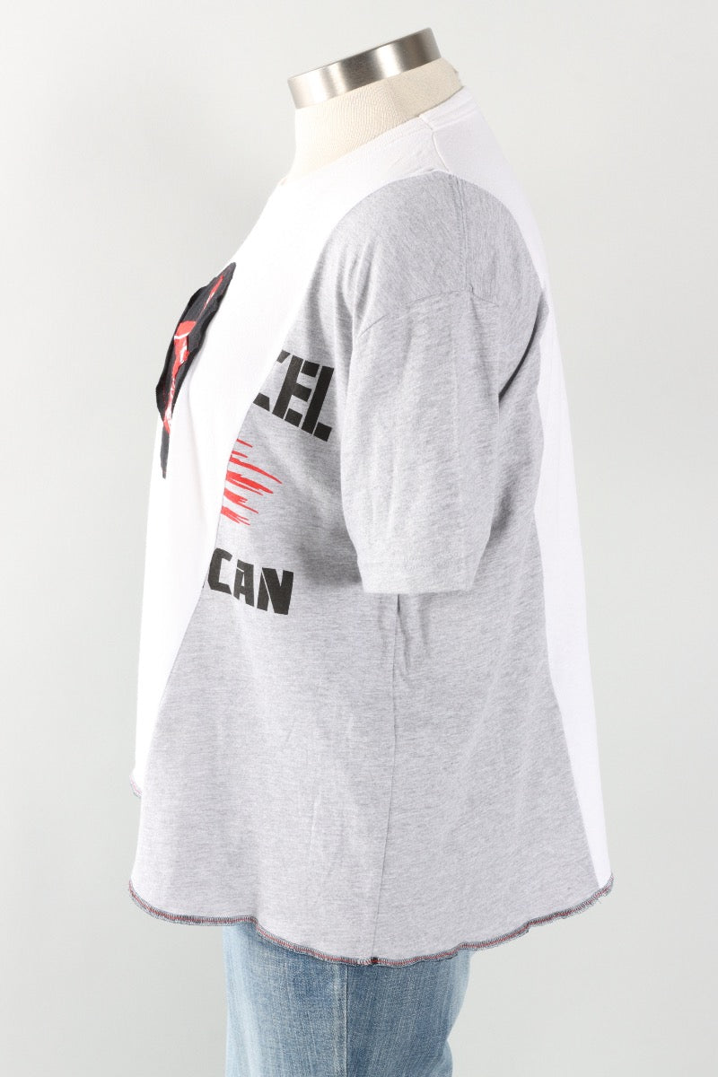 Star Tee - White & Heather #1