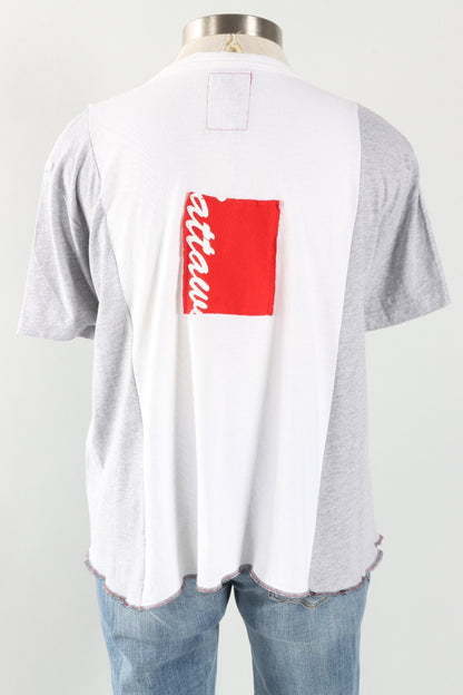 Star Tee - White & Heather #1