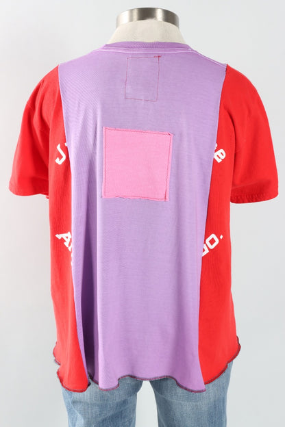 Star Tee - Lilac & Scarlet #2