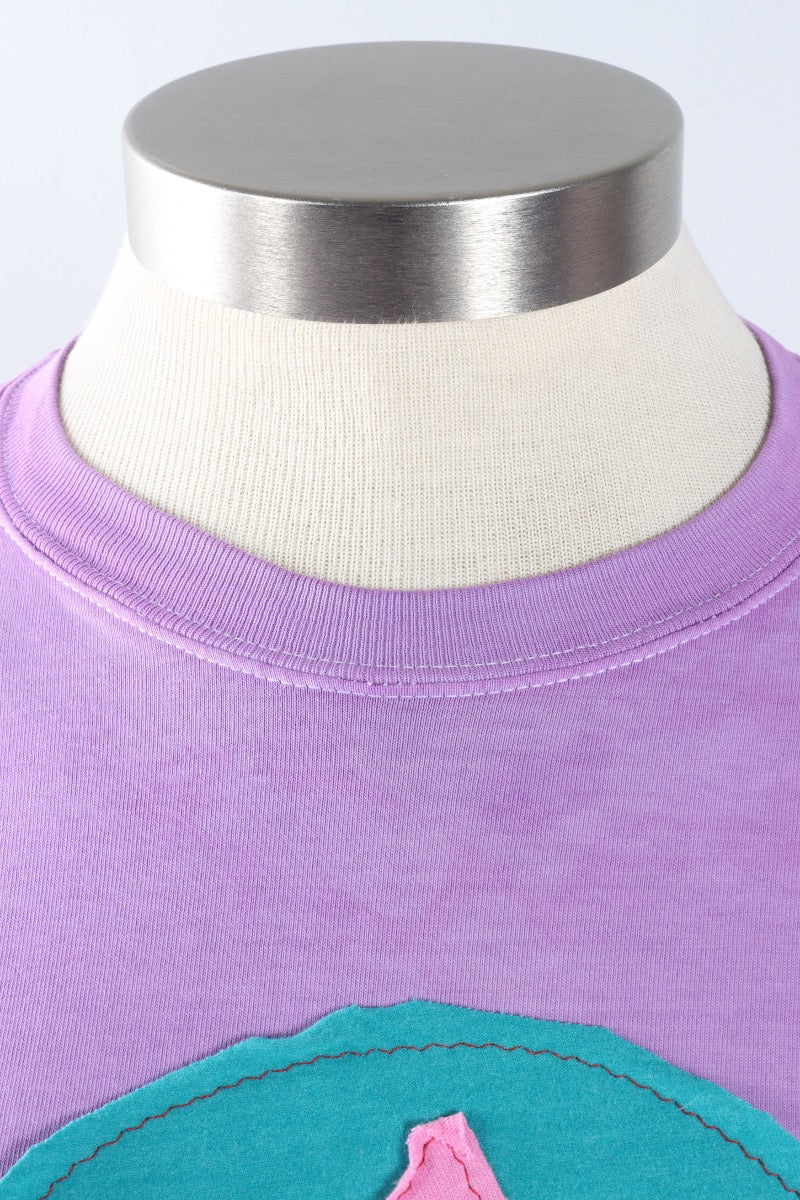 Star Tee - Lilac & Scarlet #3