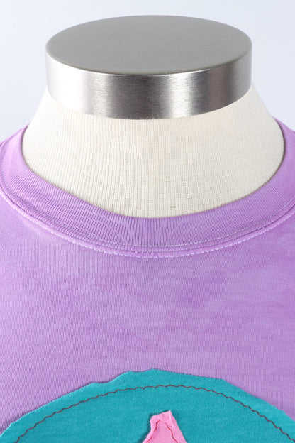 Star Tee - Lilac & Scarlet #3