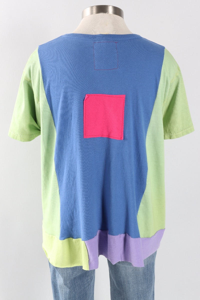 Star Tee - Kiwi & Cornflower #4