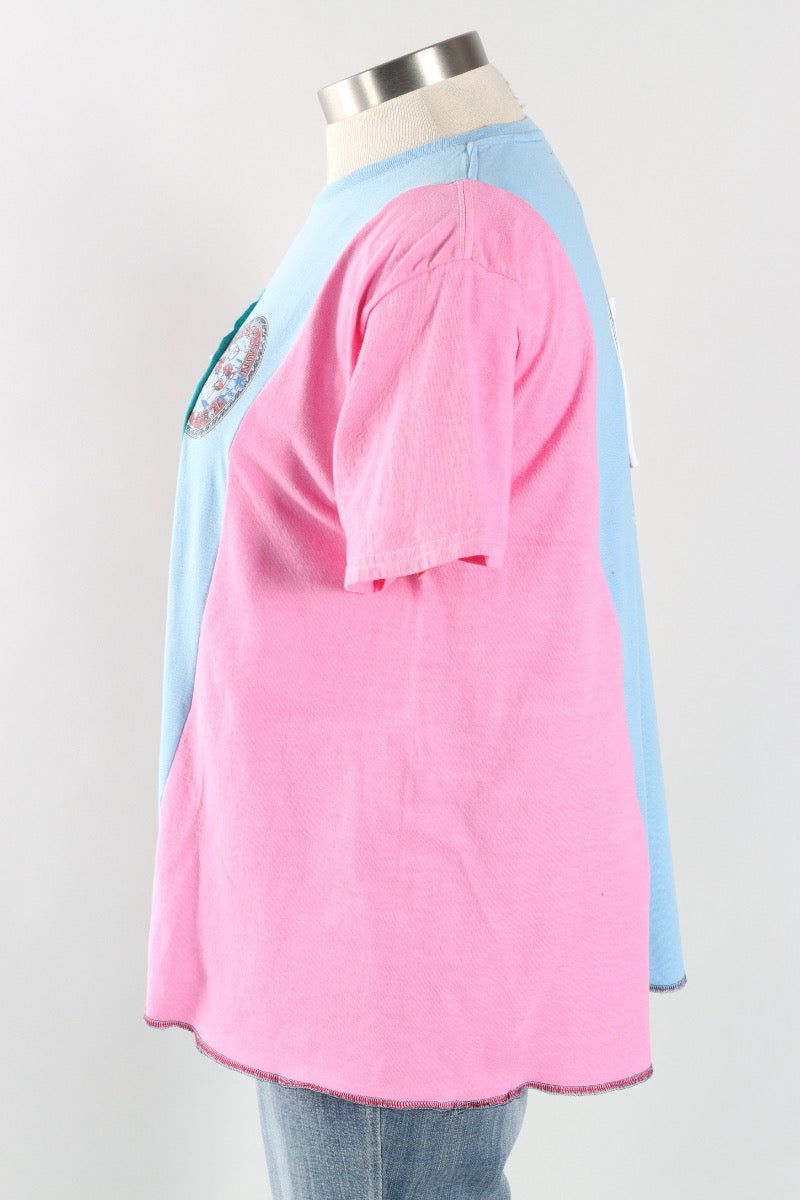 Star Tee - Baby Blue & Pink #6