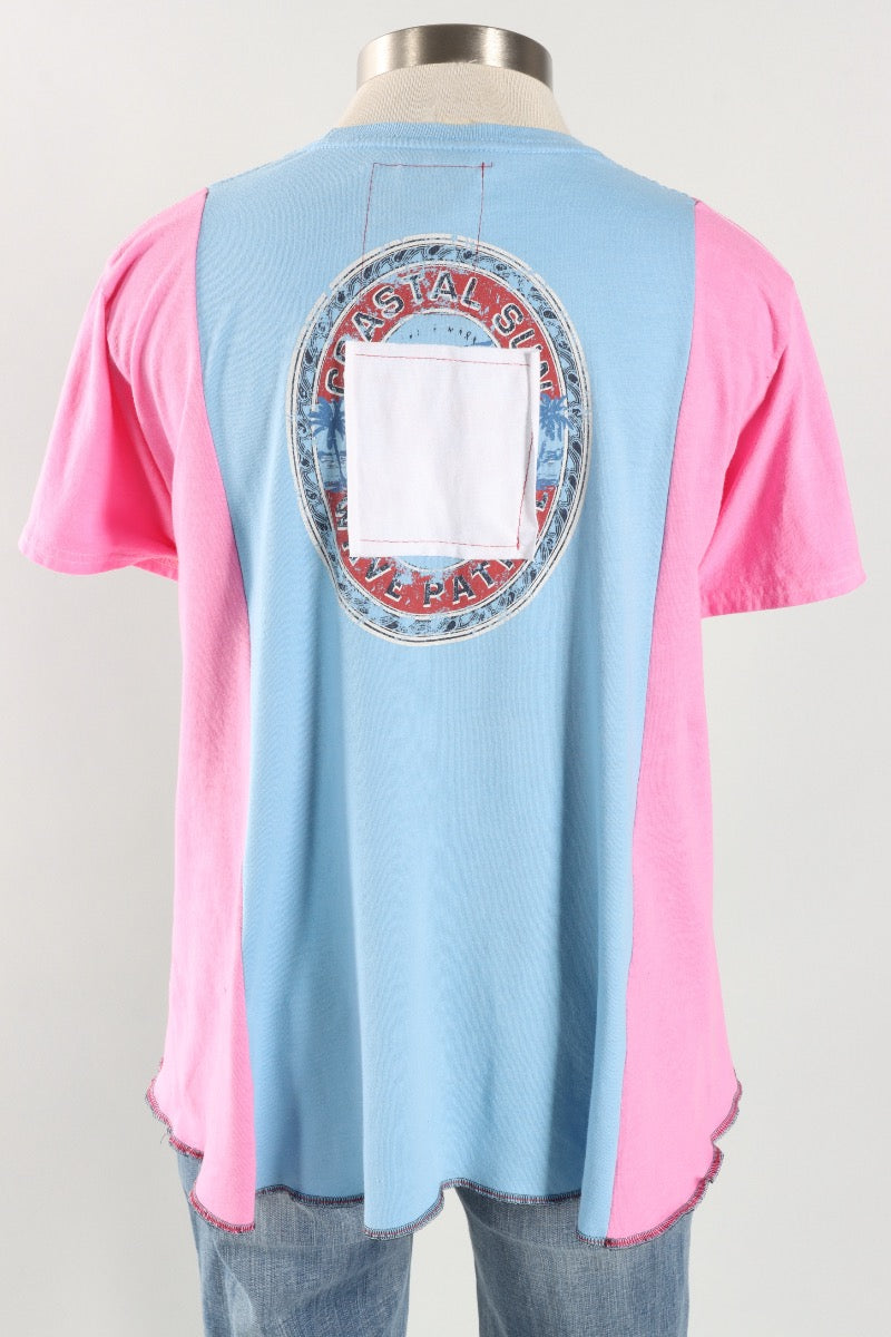 Star Tee - Baby Blue & Pink #6