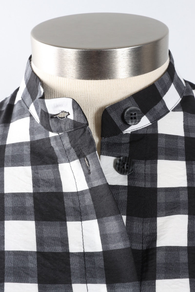 Mix Media Top - Black & White
