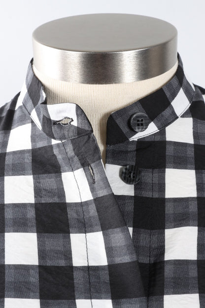 Mix Media Top - Black & White