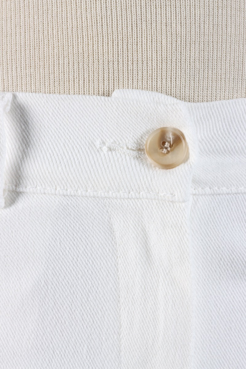 Barrel Pant - White