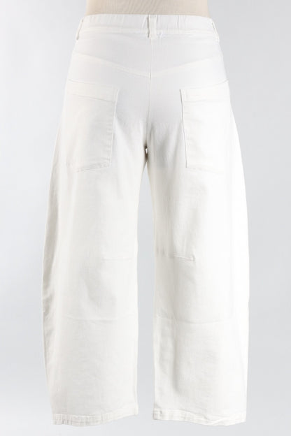 Barrel Pant - White